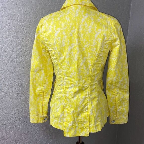 CAbi Utility Jacket Field of Daises 5160 Yellow Coat XS - Picture 6 of 9
